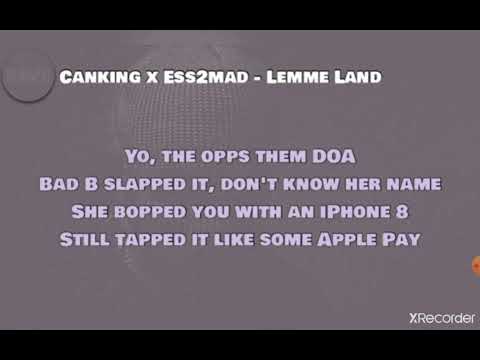 cranking x ess2mad - lemme land song