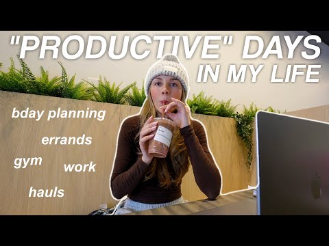 ANOTHER 72 HOURS IN MY LIFE | 21st bday prep, shopping, work from home, gym & more!