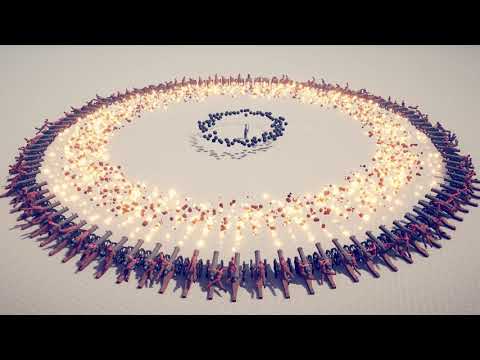 100x CANNONS vs EVERY UNIT - Totally Accurate Battle Simulator TABS