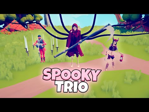 SPOOKY TRIO VS EVERY FACTION | TABS GAMEPLAY