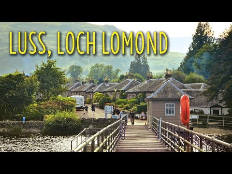 LUSS Loch Lomond, Scotland's LOVELIEST village! | Scotland Walking Tour| 4K