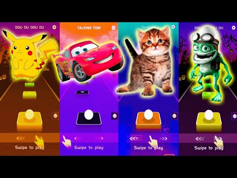 Pikachu vs Lightning Makvin vs Cat vs Crazy Frog |Tiles Hop EDM Rush