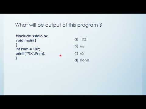 3 Logical programming MCQ s C Programming MCQ s For placements test and Interview questions