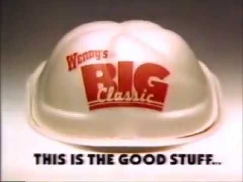 Wendy's Big Classic Commercial - 1986