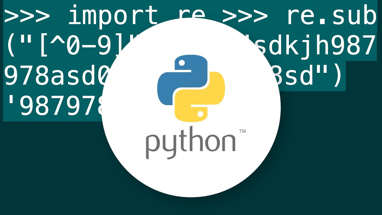 Removing all non-numeric characters from string in Python