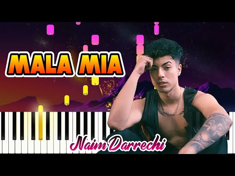 Naim Darrechi x Juacko - Mala Mía  / Piano Tutorial / Cover