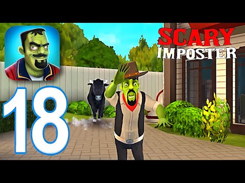 Scary Impostor 3D - Gameplay Walkthrough Part 18 - Unstopa Bull Prank (iOS,Android)