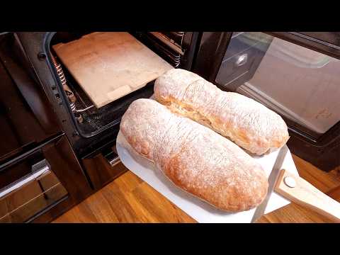 No Knead Stonebaked Ciabatta Bread: The quick n easy version