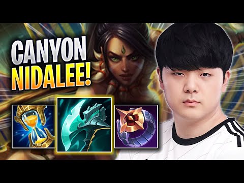 CANYON DOMINATING WITH NIDALEE! - DK Canyon Plays Nidalee JUNGLE vs Kha'zix! | Season 2023