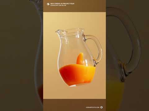Simple Liquid Fill Setup in Cinema 4D - C4D + Redshift Project Files