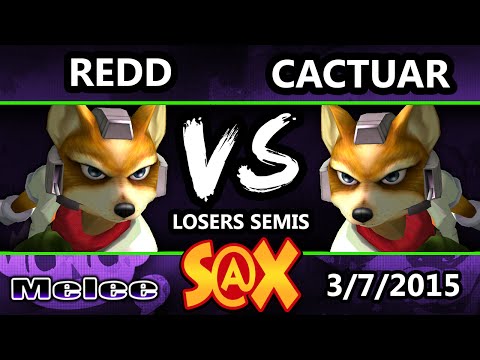 S@X Monthly - VGBC | Redd (Fox) vs. Cactuar (Fox) - SSBM Losers Semis - Melee