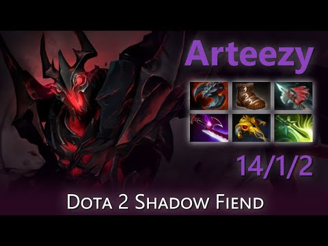"Arteezy" 14/1/2 | Dota 2 Shadow Fiend highlights
