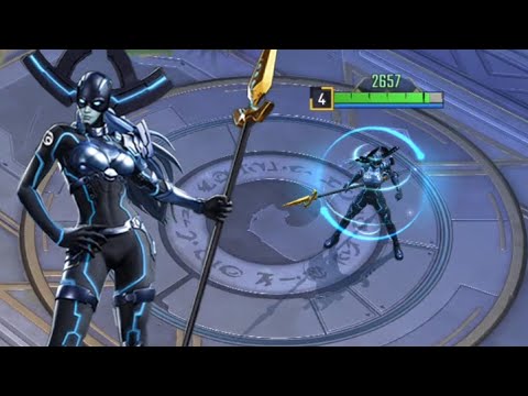 Proxima Midnight Dark Shard Skin Gameplay - MARVEL Super War
