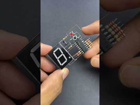 How to make a LED digital counter using 7- Segment Display
