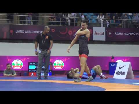 Repechage GR - 60 kg: A. SULTANGALI (KAZ) v. D. MUNKH ERDENE (MGL)