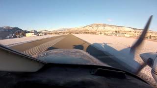 preview picture of video 'Piper Turbo Seminole CAU3 Oliver BC Canada Landing runway 36 gusty wind'