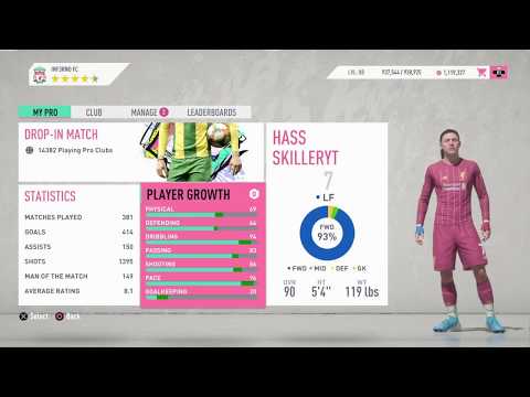 fifa 20 proclubs st build 90+ max overall glitch