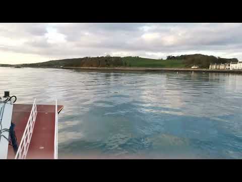 POV - taking the car ferry from Strangford to Portaferry, NI