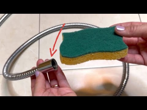 ???? Insert the sponge into the shower tube and a miracle will happen !