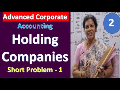 1 Holding Companies Introduction from Advanced Corporate Accounting Subject