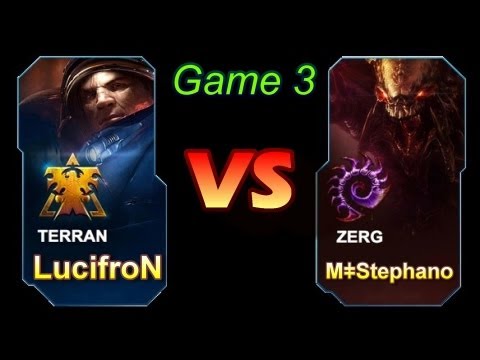 StarCraft 2 - MǂStephano[Z] vs  LucifroN [T] G3 - MSI WorldWide FR (Commentary)