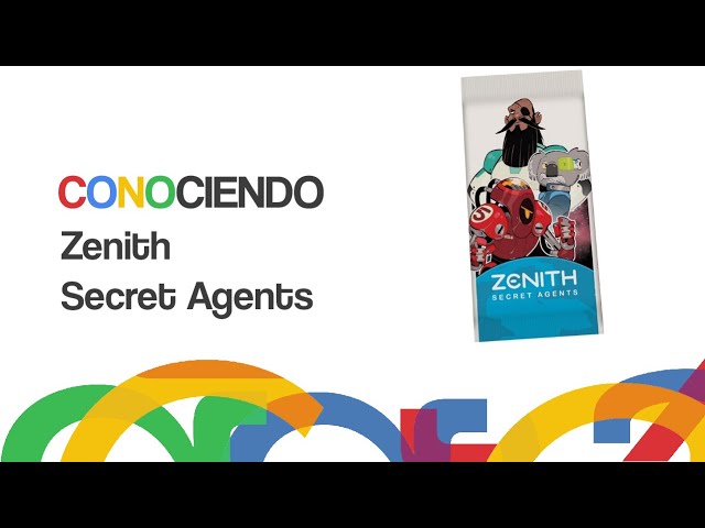 Vídeo relacionado con Zenith: Secret Agents, Expansión de Juego de Mesa, 2 o 4 Jugadores, por Equipos, con Amigos, Familiar, para Parejas, Juego de Cartas, Robots, Planetas, Ciencia Ficción, Idioma Español, Edad +10 Años
