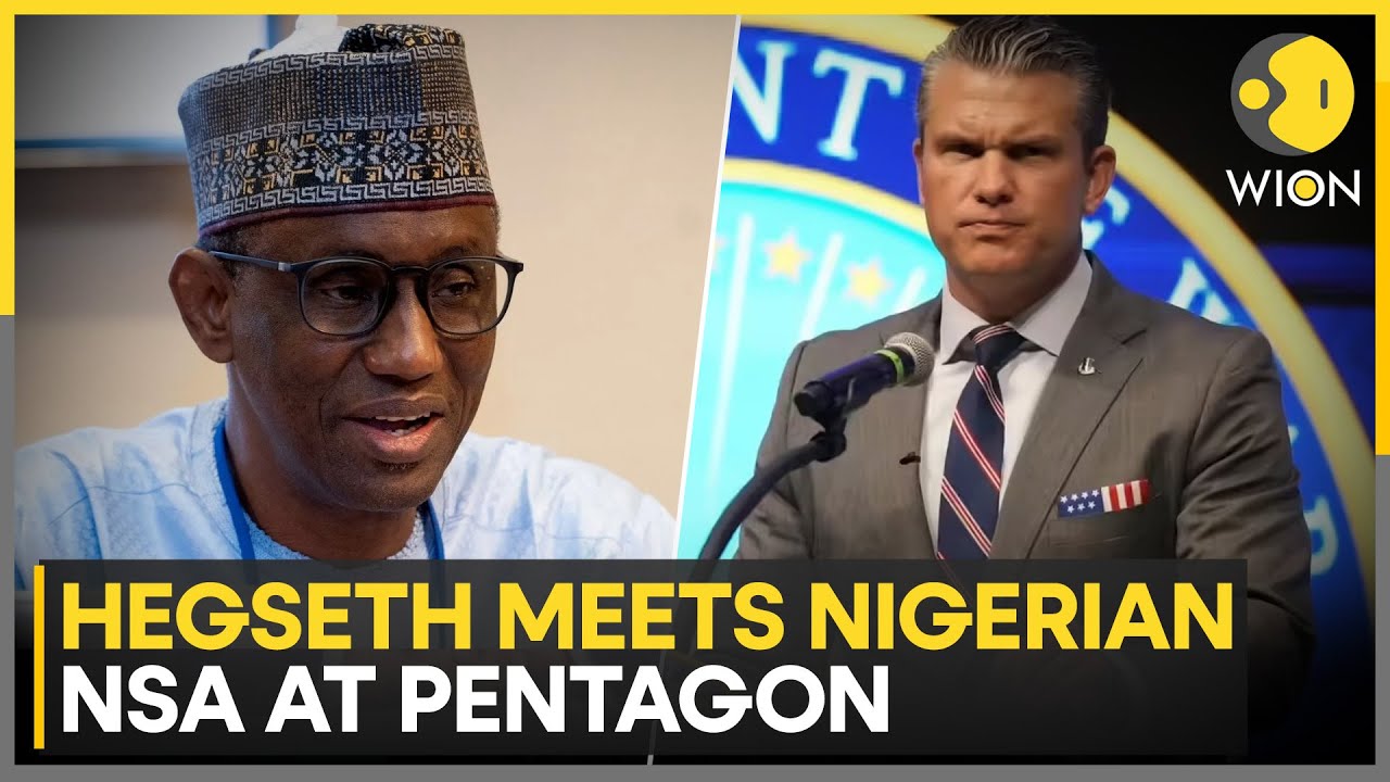 Pete Hegseth Meets Nigerian NSA at Pentagon Amid Trump’s Threats to Deploy Troops | WION
