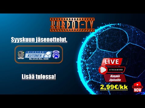 4.9.2023 | KarPo - HiHi | Miesten Kutonen | Arto Tolsa Areena