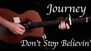 Kelly Valleau - Don't Stop Believin' (Journey) - Fingerstyle Guitar
