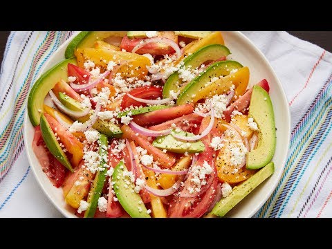 Pati Jinich - Quick Heirloom Tomato and Avocado Salad
