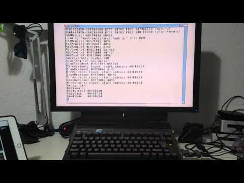 AROS booting on Vampire 600 v2