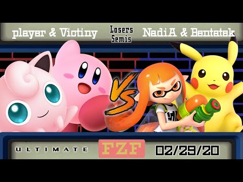 player & Victiny (B) vs. NadiA & Bentatek (Y) - Losers Semis - Flat Zone February 2020