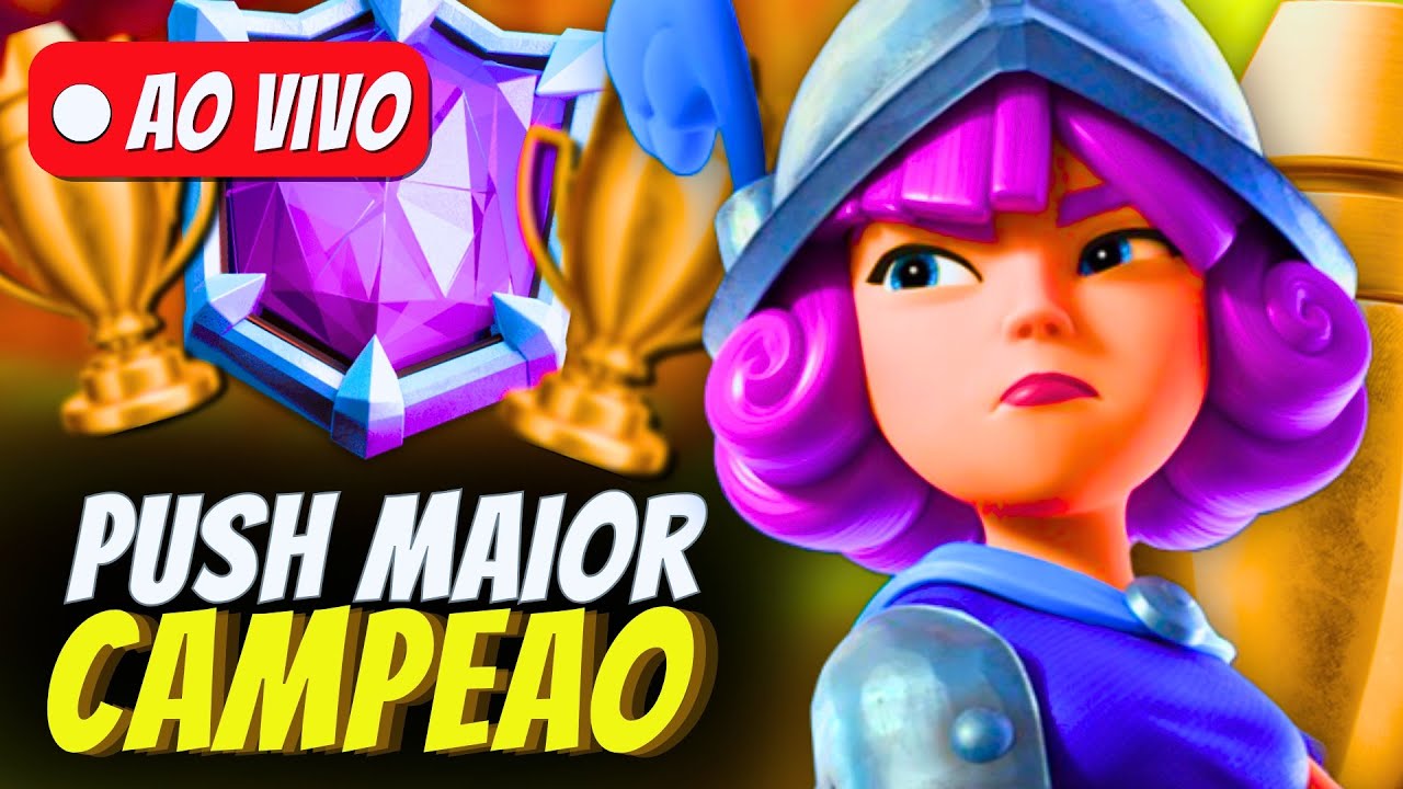 Maior Campeão na conta Nível 14? - Clash Royale Ao Vivo