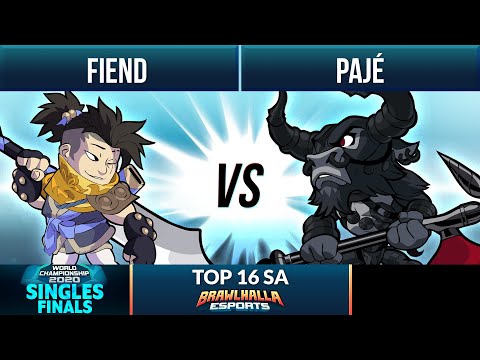 Fiend vs Pajé - Top 16 - Brawlhalla World Championship 2020 - 1v1 SA