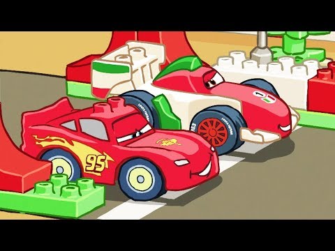 Lightning McQueen vs Francesco Bernoulli Final Race - Car Games For Children
