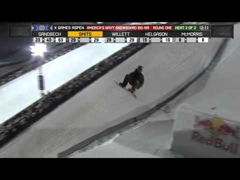 Seppe Smits Run 2 Snowboard Big Air round 1 - X Games