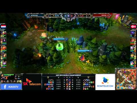 Netherlands Vs. Denmark Map 2 - Semi-finals - IeSF 2013 world championship