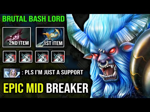 This HAPPEN If Spirit Breaker Mid | Brutal Charge Bash Echo Sabre + Armlet DMG WTF Hit Like a Truck