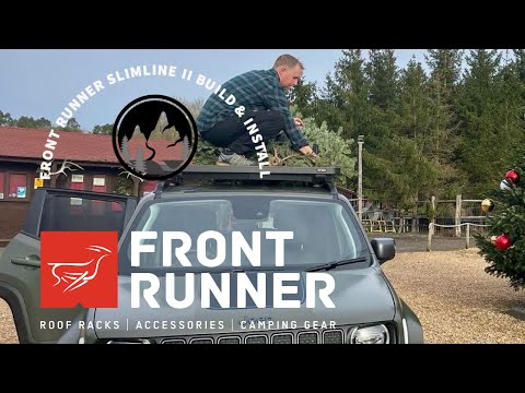 ASSEMBLING the FRONT RUNNER SLIMLINE II Roof Rack & install on a Jeep Renegade 4xe | HIT THE TRAIL