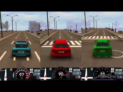 Driving School Sim Drag Race| Giulia QV vs RS5 vs M4