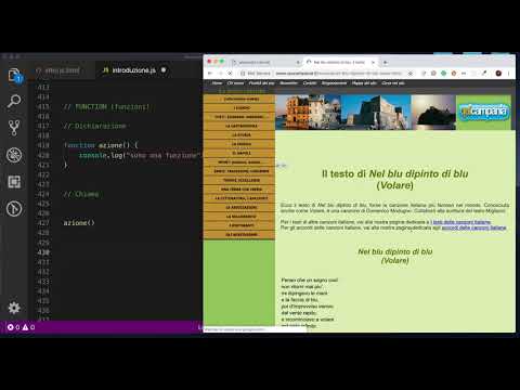 Funzioni in javascript (parte 25)