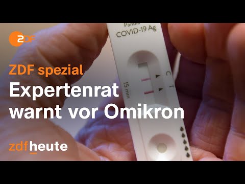 Corona-Krise - Expertenrat warnt vor Omikron | ZDF spezial vom 20.12.2021