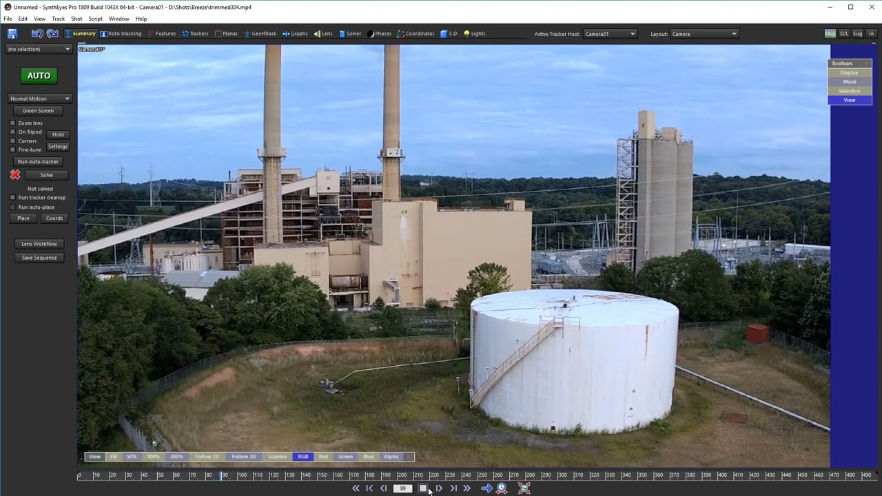 Stabilization Rig Creator in SynthEyes Boris FX