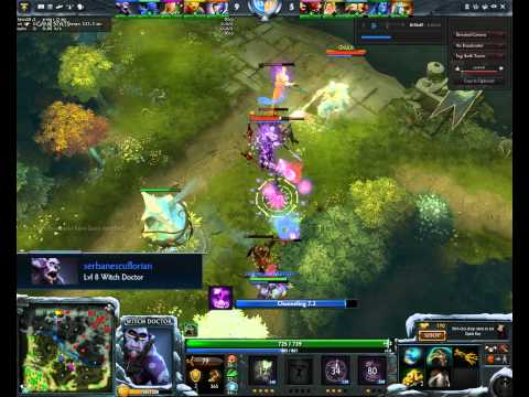 Dota 2 - Killing Russians - Witch Doctor - Highlights