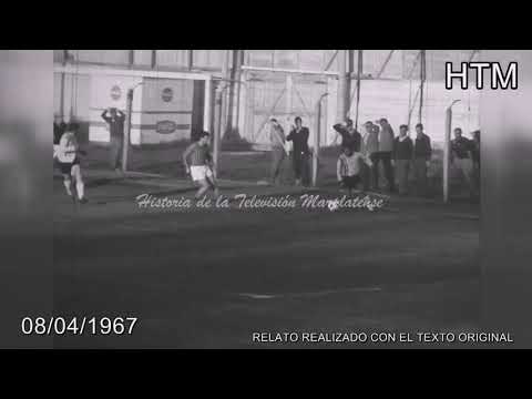 FUTBOL LOCAL ESTADIO SAN MARTIN COLEGIALES 1 1 CADETES MAR DEL PLATA 08 04 1967