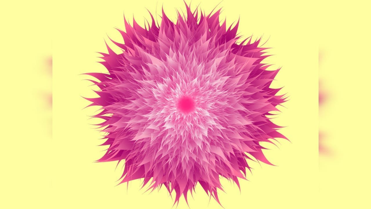 How To Create quick flower design /floral Vector in Illustrator Using Blend Tool