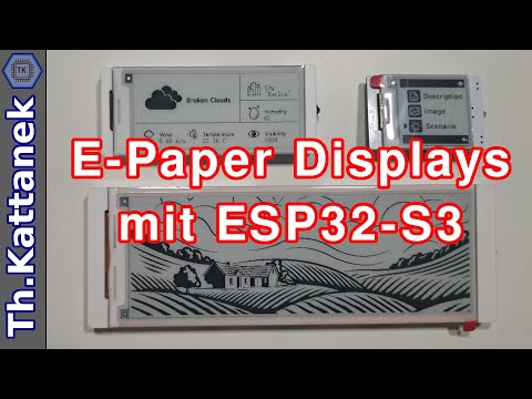 ESP32 e-paper displays from Elecrow: Unboxing, features & first test | Power-saving & Wi-Fi!