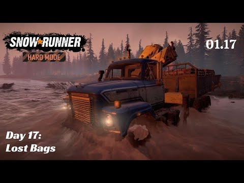 SnowRunner Hard Mode - R01 E17 - Lost Bags