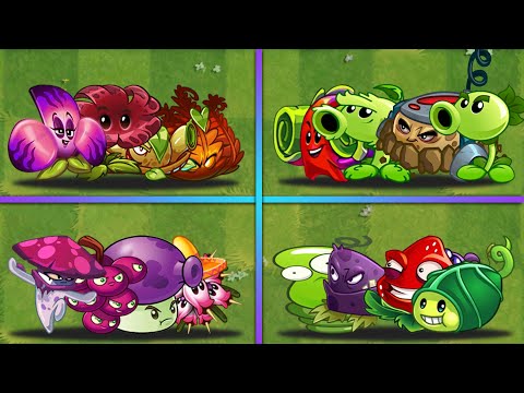 Best Random 4 Team 4 Plants Battlez - Who Will Win? - PvZ 2 Team Plants