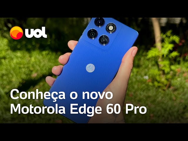 Motorola Edge 60 Pro chega com zoom de até 50x e bateria de 6.000 mAh